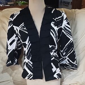 ELF Monochrome Patterned Blazer